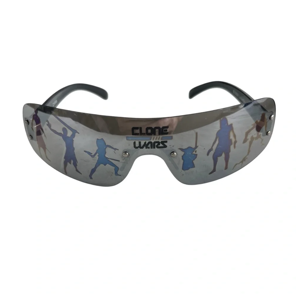 Star Wars 2009 The Clone Wars Mirrored Sunglasses Kids Collectible Lucasfilm